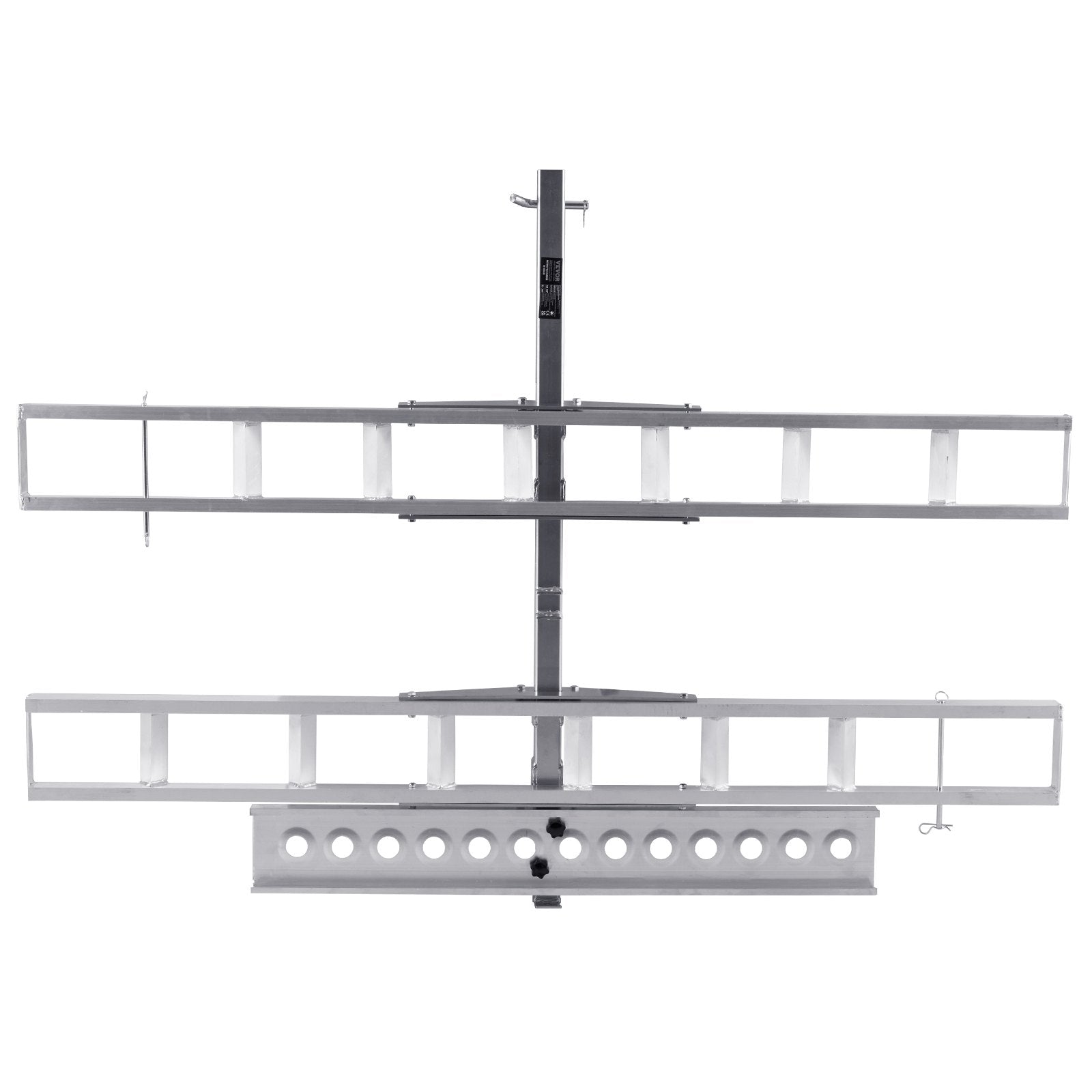 Motorcycle Carrier, 2-Bike 272.15KGS Aluminum Motorcycle Carrier Hitch Mount, Loading Ramp, Scooter Dirt Bike V952-MTCYSJLZ600BGLI5EV0