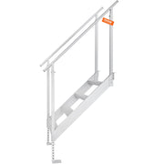 Dock Ladder 4 Step, Dock Stairs 30''-38'' Adjustable Height, 227 kgs Load Capacity, Aluminum Pontoon Boat V952-MTFSTWJFHXJD56RPMV0