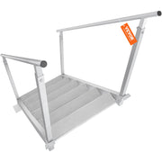 Dock Ladder, 1.09 m-1.29 m Adjustable Height, 227 kg Load Capacity, Aluminum Alloy 6 Steps Pontoon Boat V952-MTFSTWJFHXJD5J314V0