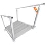 Dock Ladder, 1.09 m-1.29 m Adjustable Height, 227 kg Load Capacity, Aluminum Alloy 6 Steps Pontoon Boat V952-MTFSTWJFHXJD5J314V0