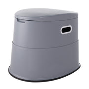 Portable Toilet for Camping, Porta Potty with 5L Detachable Inner Bucket & Removable Paper Holder, Commode V952-MTSBXSMT300BBWUTFV0