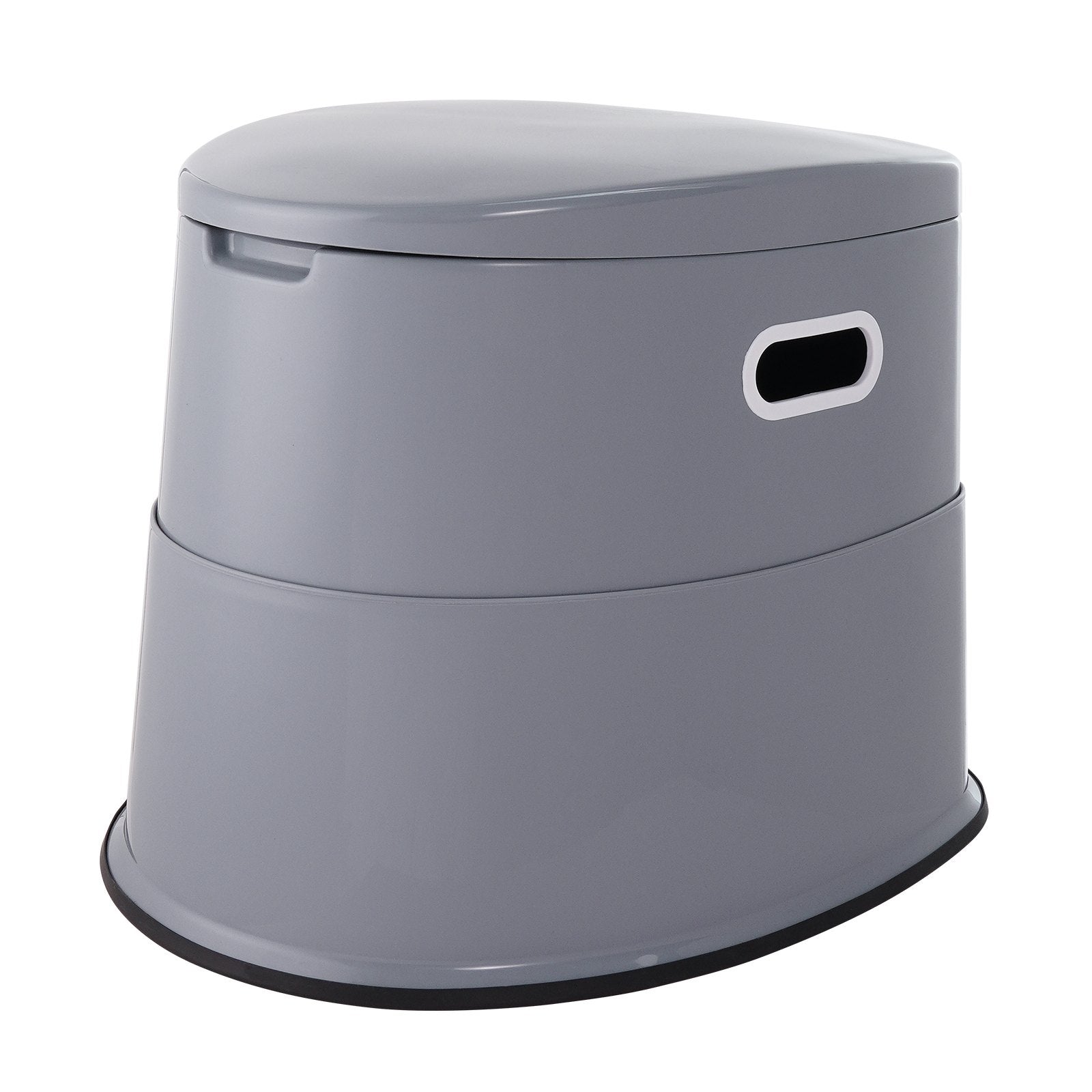 Portable Toilet for Camping, Porta Potty with 5L Detachable Inner Bucket & Removable Paper Holder, Commode V952-MTSBXSMT300BBWUTFV0