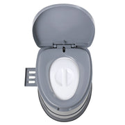 Portable Toilet for Camping, Porta Potty with 5L Detachable Inner Bucket & Removable Paper Holder, Commode V952-MTSBXSMT300BBWUTFV0