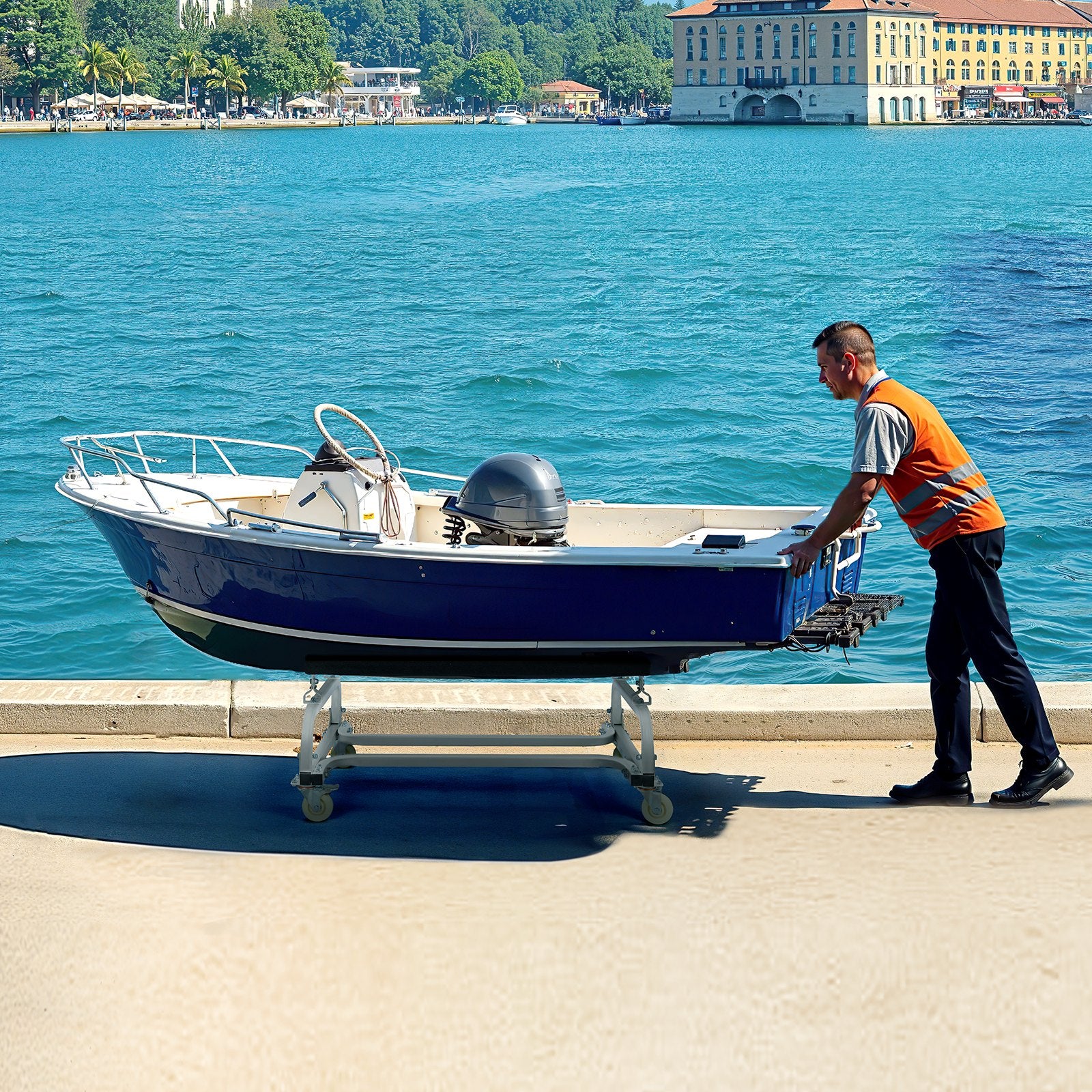 Watercraft PWC Dolly Boat 454 kg Capacity Jet Ski Stand Storage Cart V952-MTTTC1000B00Z7V2DV0