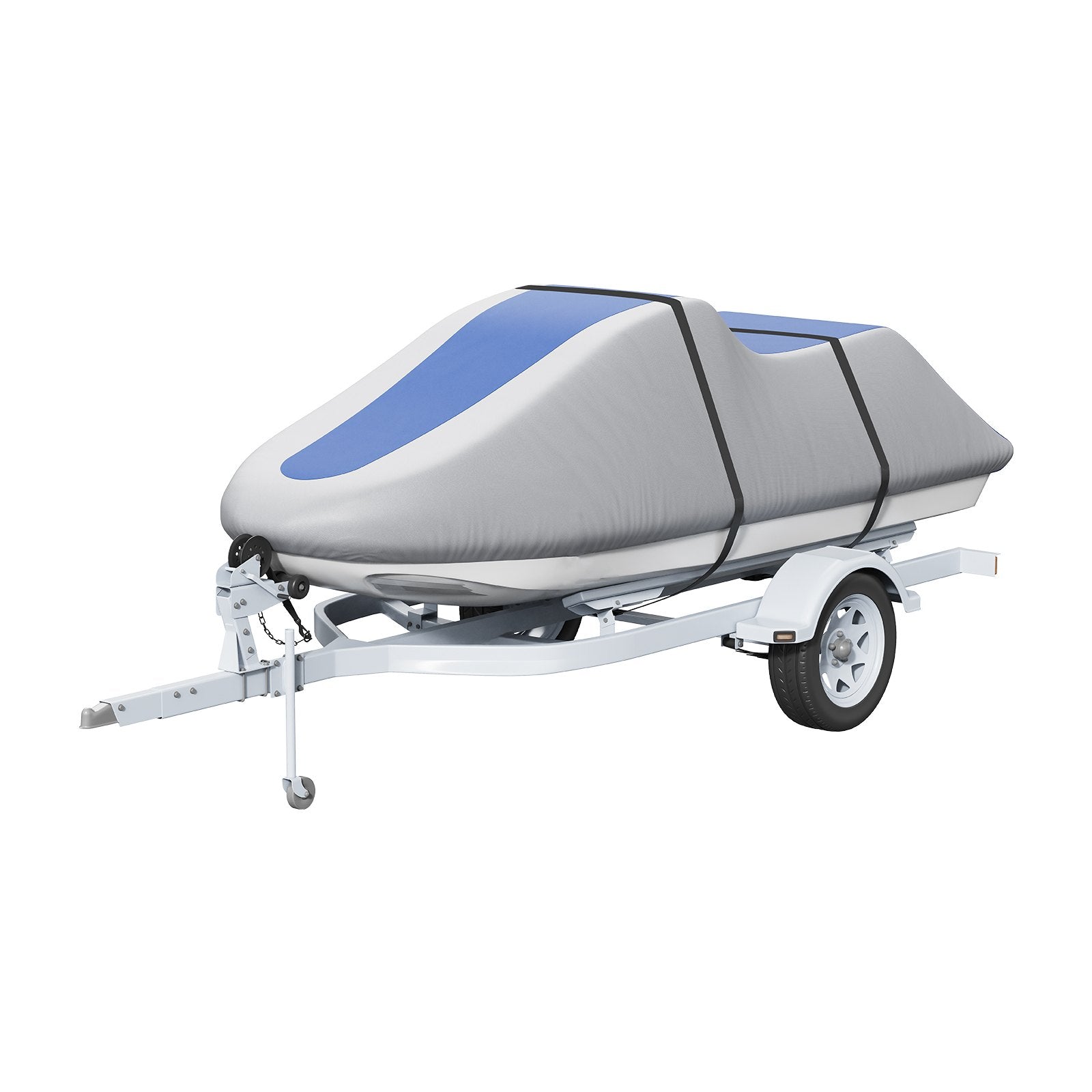 Jet Ski Cover 320-342 cm Trailerable Waterproof PWC Cover, Heavy-duty 600D Marine Grade PU Oxford Fabric, UV V952-MTTZ600D1261S5O7FV0