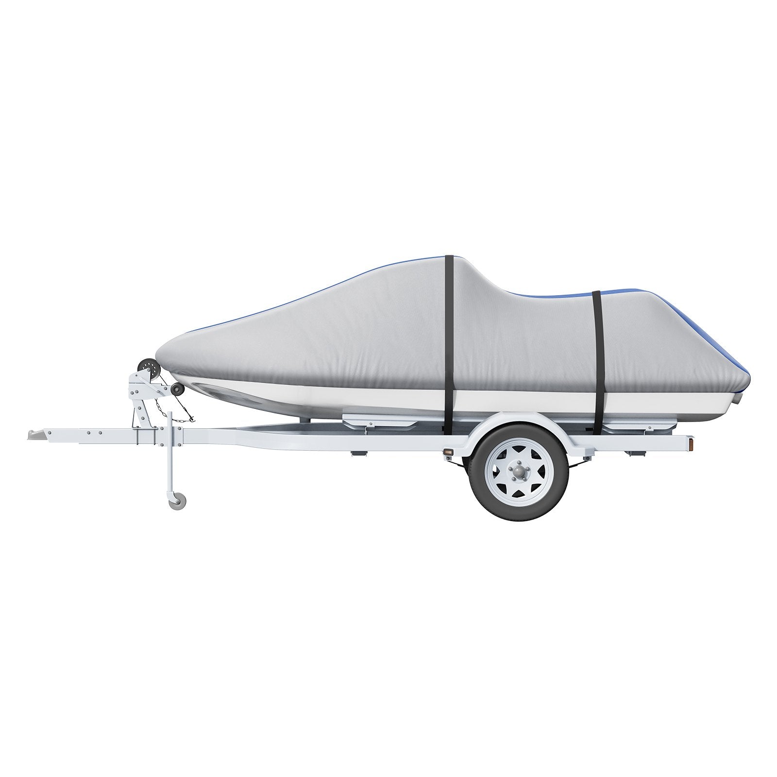 Jet Ski Cover 320-342 cm Trailerable Waterproof PWC Cover, Heavy-duty 600D Marine Grade PU Oxford Fabric, UV V952-MTTZ600D1261S5O7FV0