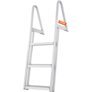 Dock Ladder, Removable 3 Steps, 159 kg Load Capacity, Aluminum Alloy Pontoon Boat Ladder with 101.6 mm Wide V952-MTXTCXSJFHXJDFX4BV0