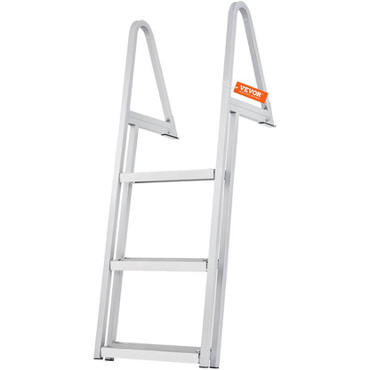 Dock Ladder, Removable 3 Steps, 159 kg Load Capacity, Aluminum Alloy Pontoon Boat Ladder with 101.6 mm Wide V952-MTXTCXSJFHXJDFX4BV0