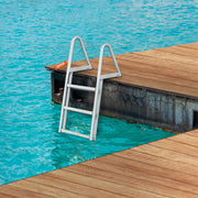Dock Ladder, Removable 3 Steps, 159 kg Load Capacity, Aluminum Alloy Pontoon Boat Ladder with 101.6 mm Wide V952-MTXTCXSJFHXJDFX4BV0