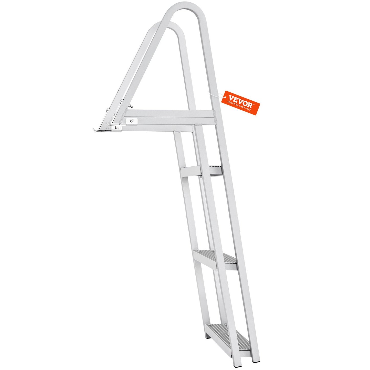 Dock Ladder, Removable 3 Steps, 159 kg Load Capacity, Aluminum Alloy Pontoon Boat Ladder with 101.6 mm Wide V952-MTXTCXSJFHXJDFX4BV0