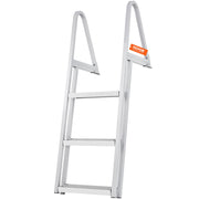 Dock Ladder, Removable 3 Steps, 159 kg Load Capacity, Aluminum Alloy Pontoon Boat Ladder with 101.6 mm Wide V952-MTXTCXSJFHXJDFX4BV0