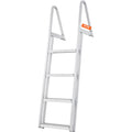 Dock Ladder, Removable 4 Steps, 350 lbs Load Capacity, Aluminum Alloy Pontoon Boat Ladder with 4'' Wide Step V952-MTXTCXSJFHXJDMGF9V0