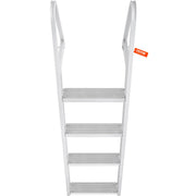 Dock Ladder, Removable 4 Steps, 350 lbs Load Capacity, Aluminum Alloy Pontoon Boat Ladder with 4'' Wide Step V952-MTXTCXSJFHXJDMGF9V0