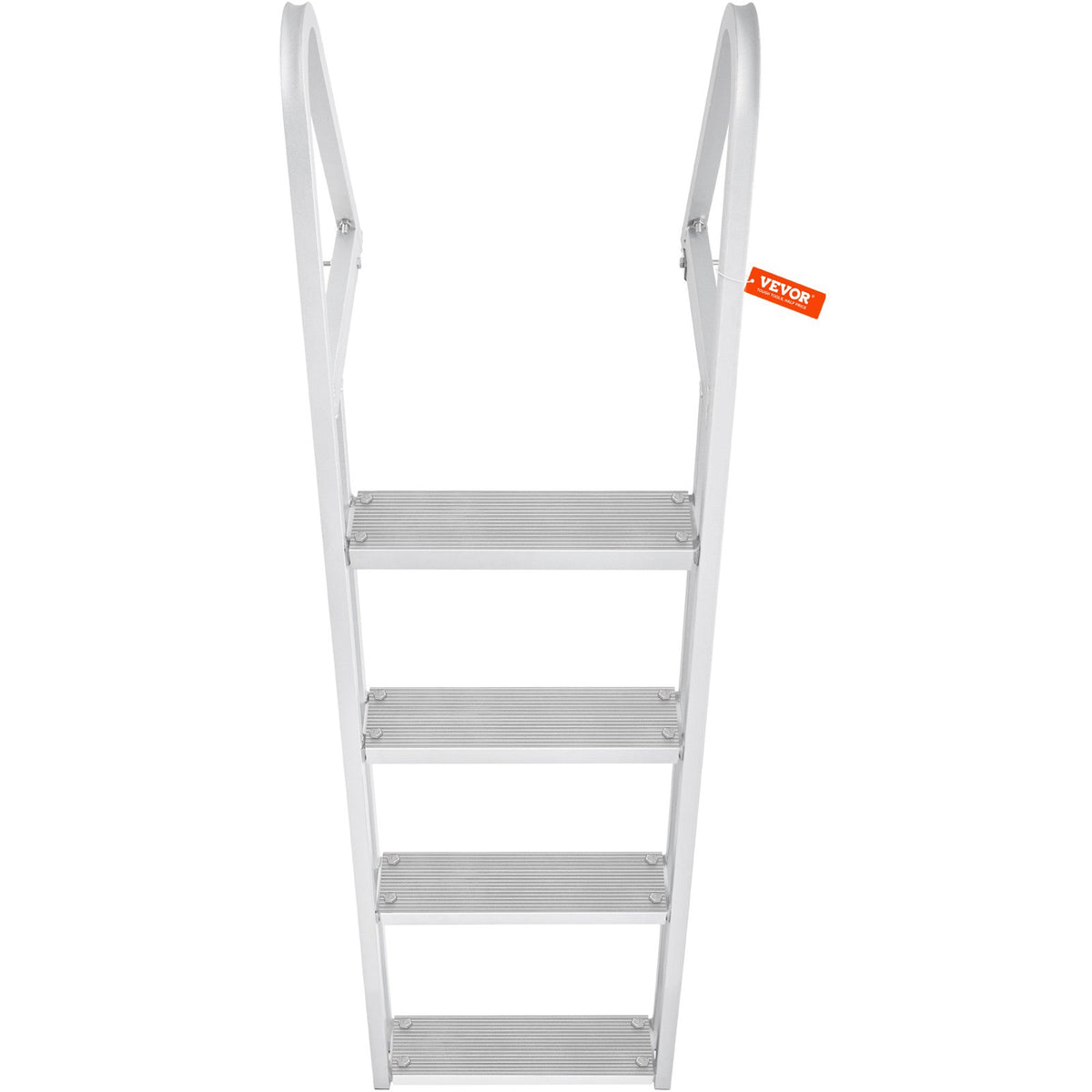 Dock Ladder, Removable 4 Steps, 350 lbs Load Capacity, Aluminum Alloy Pontoon Boat Ladder with 4'' Wide Step V952-MTXTCXSJFHXJDMGF9V0