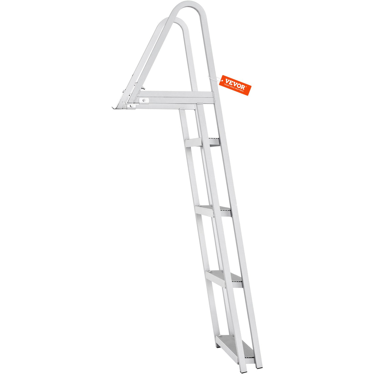 Dock Ladder, Removable 4 Steps, 350 lbs Load Capacity, Aluminum Alloy Pontoon Boat Ladder with 4'' Wide Step V952-MTXTCXSJFHXJDMGF9V0