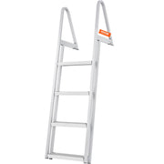 Dock Ladder, Removable 4 Steps, 350 lbs Load Capacity, Aluminum Alloy Pontoon Boat Ladder with 4'' Wide Step V952-MTXTCXSJFHXJDMGF9V0