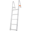 Removable Dock Ladder 5 Steps, 159 kg Load Capacity, Pontoon Boat Ladder with 4'' Wide Step & Nonslip Design V952-MTXTCXSJFHXJDO516V0