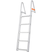 Removable Dock Ladder 5 Steps, 159 kg Load Capacity, Pontoon Boat Ladder with 4'' Wide Step & Nonslip Design V952-MTXTCXSJFHXJDO516V0