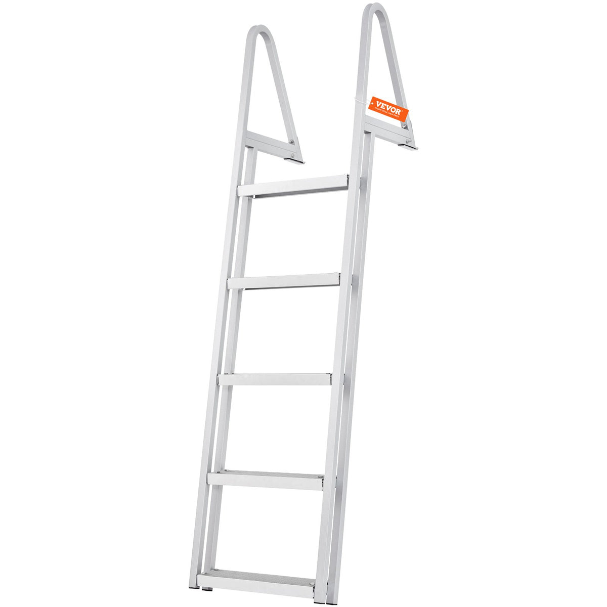 Removable Dock Ladder 5 Steps, 159 kg Load Capacity, Pontoon Boat Ladder with 4'' Wide Step & Nonslip Design V952-MTXTCXSJFHXJDO516V0