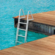 Removable Dock Ladder 5 Steps, 159 kg Load Capacity, Pontoon Boat Ladder with 4'' Wide Step & Nonslip Design V952-MTXTCXSJFHXJDO516V0