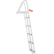 Removable Dock Ladder 5 Steps, 159 kg Load Capacity, Pontoon Boat Ladder with 4'' Wide Step & Nonslip Design V952-MTXTCXSJFHXJDO516V0