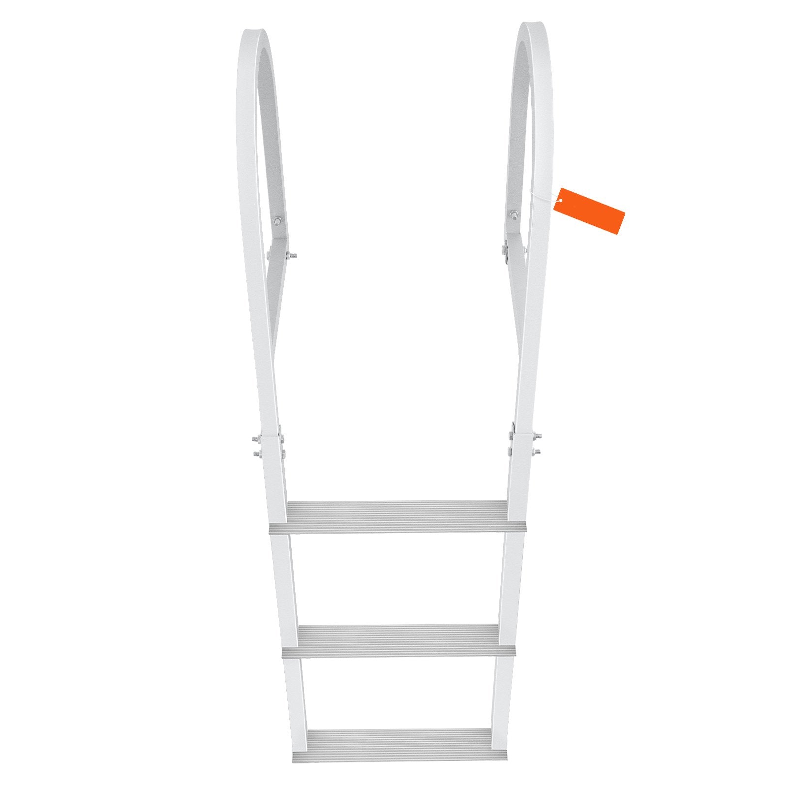 Dock Ladder, Removable 3 Steps, 227 kg Load Capacity, Aluminum Alloy Pontoon Boat Ladder with 7.9 cm Wide V952-MTZTCXSJFHXJDP38PV0