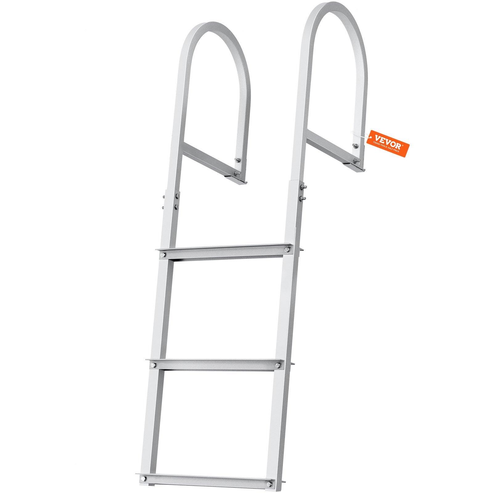 Dock Ladder, Removable 3 Steps, 227 kg Load Capacity, Aluminum Alloy Pontoon Boat Ladder with 7.9 cm Wide V952-MTZTCXSJFHXJDP38PV0