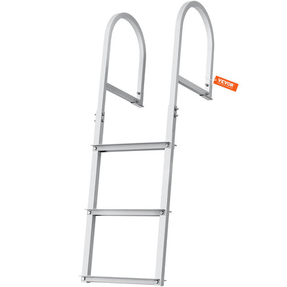 Dock Ladder, Removable 3 Steps, 227 kg Load Capacity, Aluminum Alloy Pontoon Boat Ladder with 7.9 cm Wide V952-MTZTCXSJFHXJDP38PV0