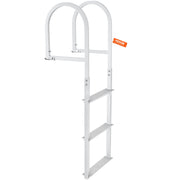 Dock Ladder, Removable 3 Steps, 227 kg Load Capacity, Aluminum Alloy Pontoon Boat Ladder with 7.9 cm Wide V952-MTZTCXSJFHXJDP38PV0