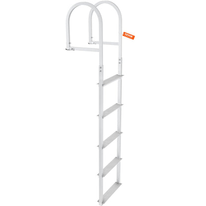 Dock Ladder, Removable 5 Steps, 227 kgs Load Capacity, Aluminum Alloy Pontoon Boat Ladder with 3.1'' Wide V952-MTZTCXSJFHXJDR9U9V0