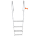 Dock Ladder, Removable 4 Steps, 500 lbs Load Capacity, Aluminum Alloy Pontoon Boat Ladder with 3.1'' Wide V952-MTZTCXSJFHXJDT0PBV0