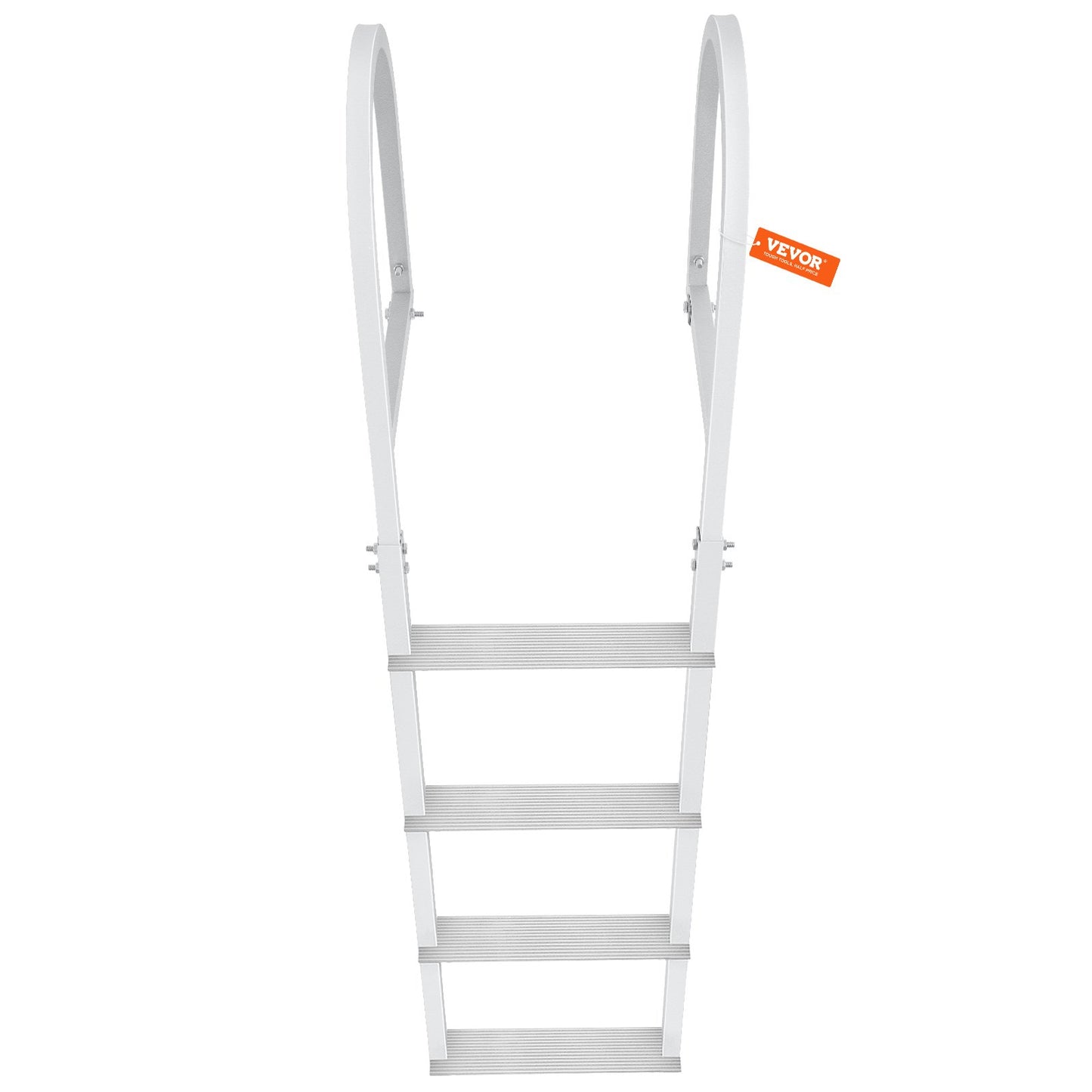 Dock Ladder, Removable 4 Steps, 500 lbs Load Capacity, Aluminum Alloy Pontoon Boat Ladder with 3.1'' Wide V952-MTZTCXSJFHXJDT0PBV0