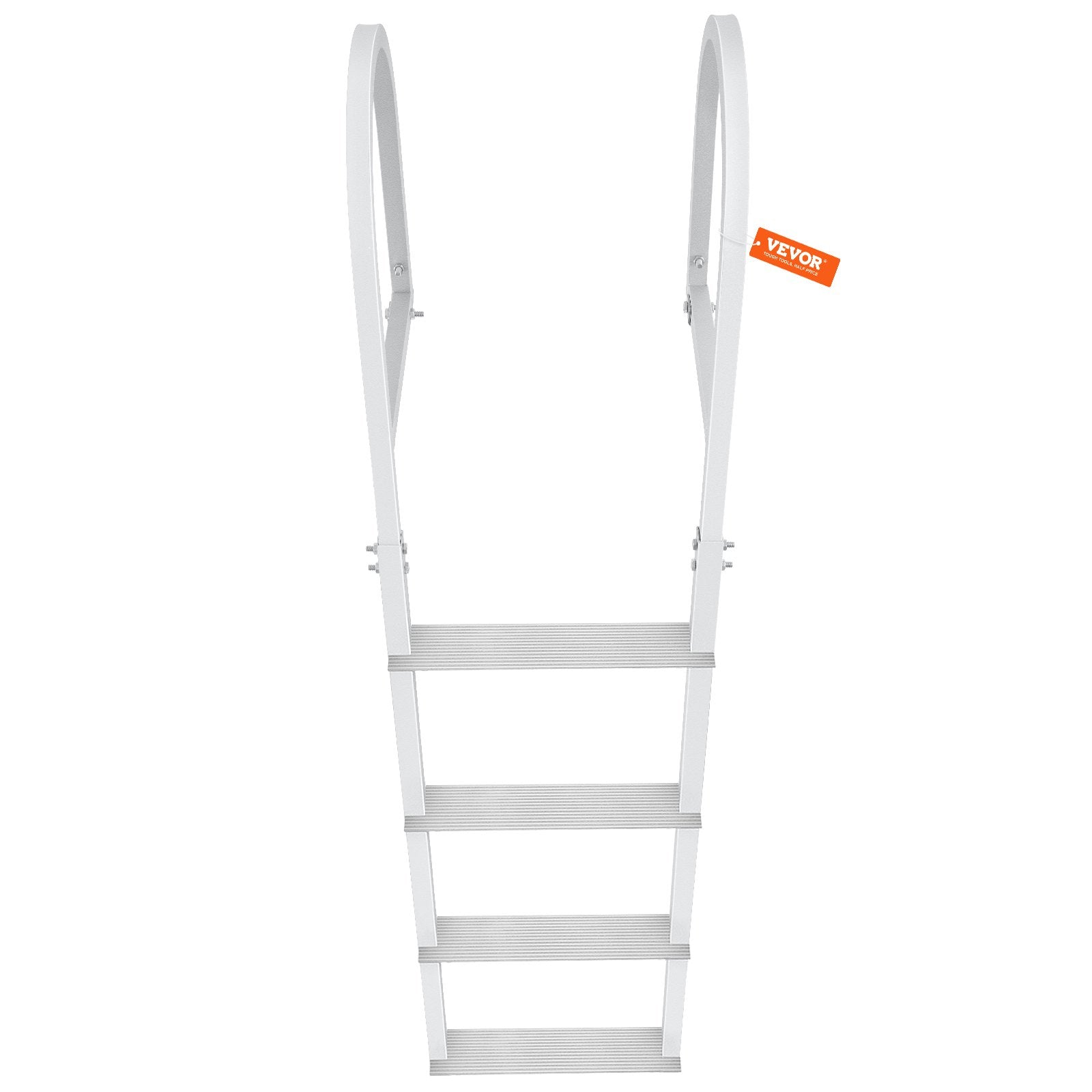 Dock Ladder, Removable 4 Steps, 500 lbs Load Capacity, Aluminum Alloy Pontoon Boat Ladder with 3.1'' Wide V952-MTZTCXSJFHXJDT0PBV0