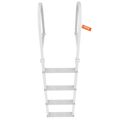 Dock Ladder, Removable 4 Steps, 500 lbs Load Capacity, Aluminum Alloy Pontoon Boat Ladder with 3.1'' Wide V952-MTZTCXSJFHXJDT0PBV0