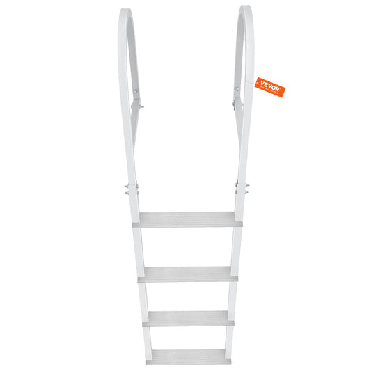 Dock Ladder, Removable 4 Steps, 500 lbs Load Capacity, Aluminum Alloy Pontoon Boat Ladder with 3.1'' Wide V952-MTZTCXSJFHXJDT0PBV0