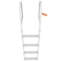 Dock Ladder, Removable 4 Steps, 500 lbs Load Capacity, Aluminum Alloy Pontoon Boat Ladder with 3.1'' Wide V952-MTZTCXSJFHXJDT0PBV0