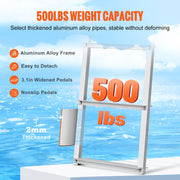 Dock Ladder, Removable 4 Steps, 500 lbs Load Capacity, Aluminum Alloy Pontoon Boat Ladder with 3.1'' Wide V952-MTZTCXSJFHXJDT0PBV0
