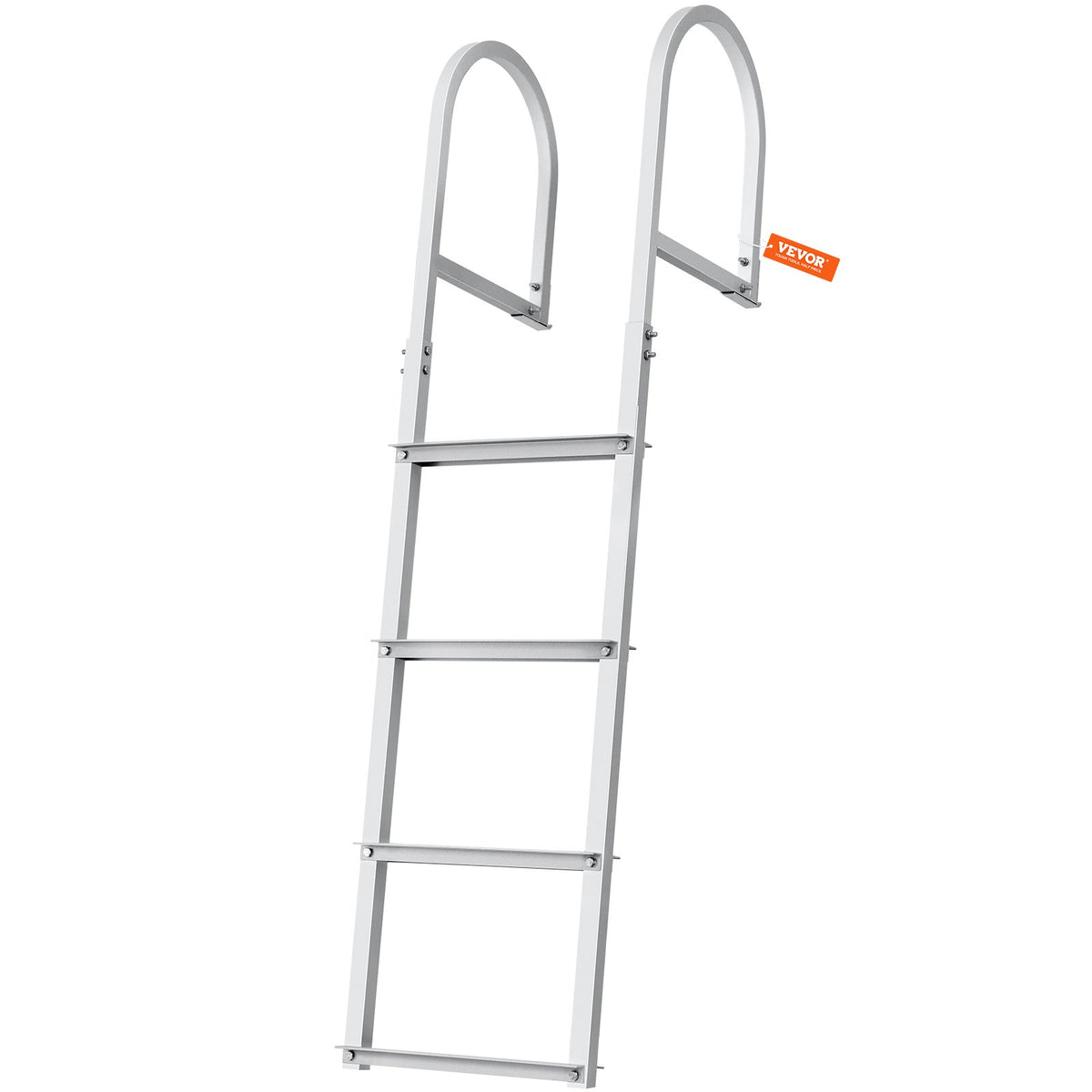 Dock Ladder, Removable 4 Steps, 500 lbs Load Capacity, Aluminum Alloy Pontoon Boat Ladder with 3.1'' Wide V952-MTZTCXSJFHXJDT0PBV0