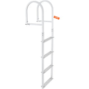 Dock Ladder, Removable 4 Steps, 500 lbs Load Capacity, Aluminum Alloy Pontoon Boat Ladder with 3.1'' Wide V952-MTZTCXSJFHXJDT0PBV0