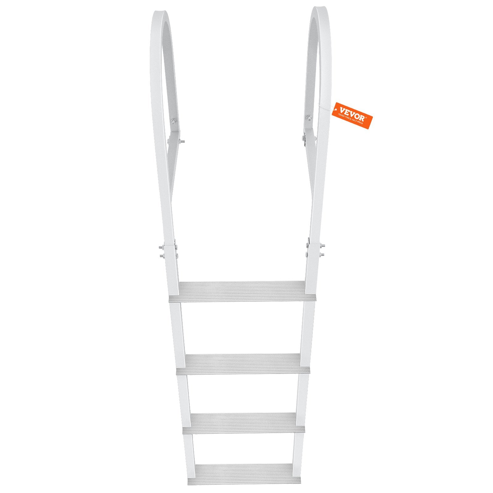 Dock Ladder, Removable 4 Steps, 500 lbs Load Capacity, Aluminum Alloy Pontoon Boat Ladder with 3.1'' Wide V952-MTZTCXSJFHXJDT0PBV0