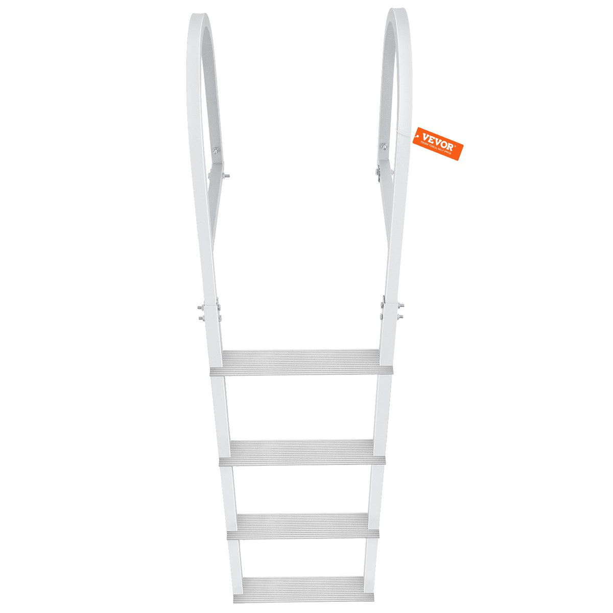 Dock Ladder, Removable 4 Steps, 500 lbs Load Capacity, Aluminum Alloy Pontoon Boat Ladder with 3.1'' Wide V952-MTZTCXSJFHXJDT0PBV0