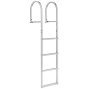 Removable Dock Ladder, 4 Steps, Aluminum Alloy Pontoon Boat Swim Ladder, with Non-Slip Wide Steps, 227 kg V952-MTZTCXSWPJ50ALQSF001V0