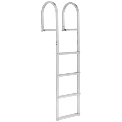 Removable Dock Ladder, 4 Steps, Aluminum Alloy Pontoon Boat Swim Ladder, with Non-Slip Wide Steps, 227 kg V952-MTZTCXSWPJ50ALQSF001V0