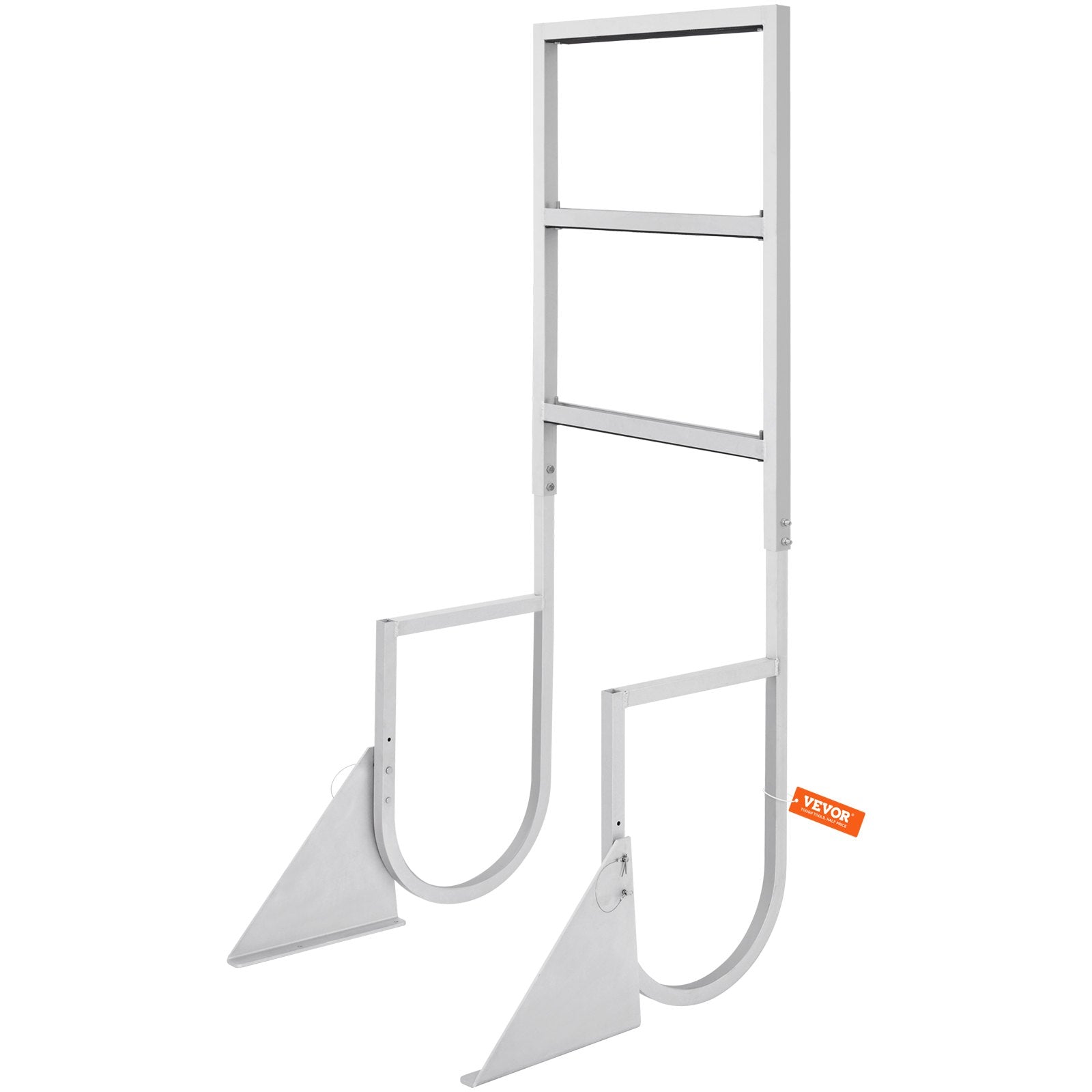 Dock Ladder, Flip-Up 3 Steps, 159 kg Load Capacity, Aluminum Alloy Pontoon Boat Ladder with 50.8 mm Wide Step V952-MTZTSFSJFHXJDD9C0V0