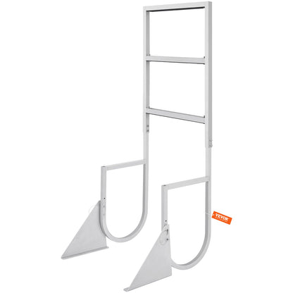 Dock Ladder, Flip-Up 3 Steps, 159 kg Load Capacity, Aluminum Alloy Pontoon Boat Ladder with 50.8 mm Wide Step V952-MTZTSFSJFHXJDD9C0V0