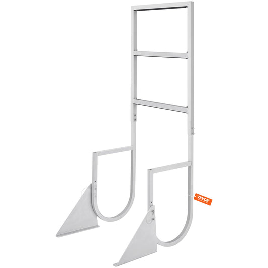 Dock Ladder, Flip-Up 3 Steps, 159 kg Load Capacity, Aluminum Alloy Pontoon Boat Ladder with 50.8 mm Wide Step V952-MTZTSFSJFHXJDD9C0V0