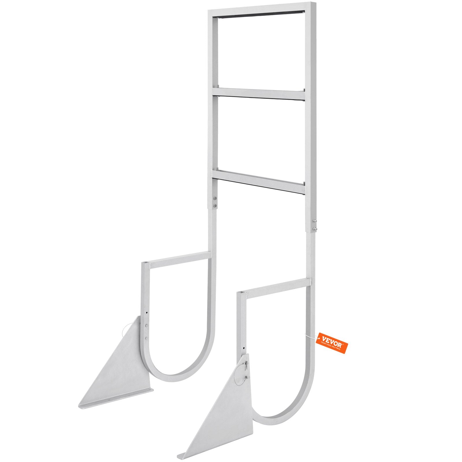 Dock Ladder, Flip-Up 3 Steps, 159 kg Load Capacity, Aluminum Alloy Pontoon Boat Ladder with 50.8 mm Wide Step V952-MTZTSFSJFHXJDD9C0V0