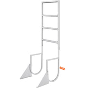 Dock Ladder, Flip-Up 4 Steps, 159 kg Load Capacity, Aluminum Alloy Pontoon Boat Ladder with 50.8 mm Wide Step V952-MTZTSFSJFHXJDNMHPV0