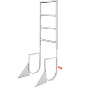 Dock Ladder, Flip-Up 4 Steps, 159 kg Load Capacity, Aluminum Alloy Pontoon Boat Ladder with 50.8 mm Wide Step V952-MTZTSFSJFHXJDNMHPV0