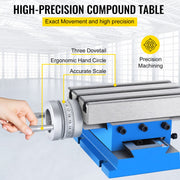Milling Machine Cross Slide Worktable 4''x7.3'' 2 Axis Compound Precision V952-MX-75GZT000000001V0